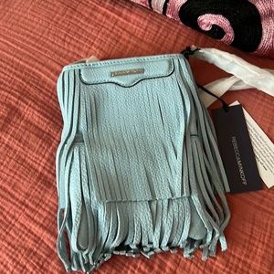 Rebecca Minkoff Finn Leather Fringe Crossbody